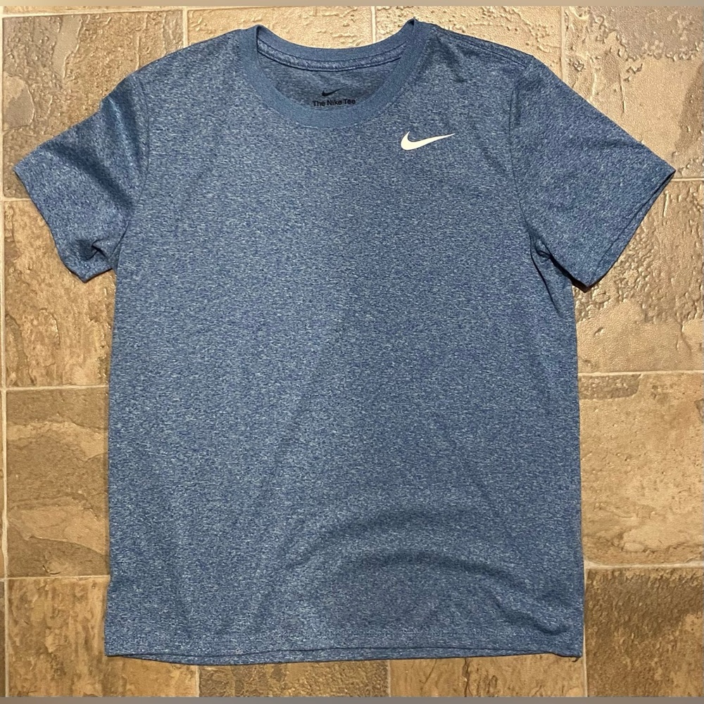The Nike Tee Athletic T-Shirt - Blue - Sz S - Like New Condition